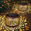 Solar Outdoor Lanterns 2 Pack – Waterproof Hanging Garden Lights with Warm & Cool Lighting Modes