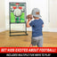Football Toss Game Target Set with Inflatable Footballs for Kids - Outdoor Fun