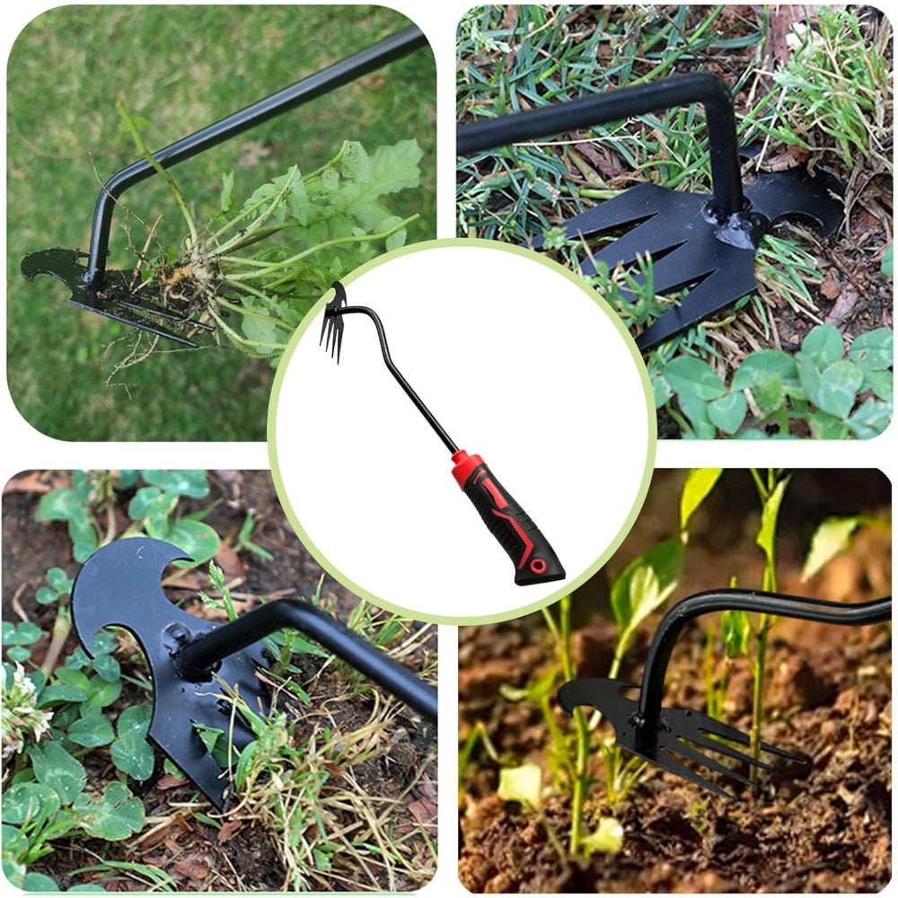 Weed Puller Tool Set - Portable Garden Weeder Hand Tools for Uprooting Weeds