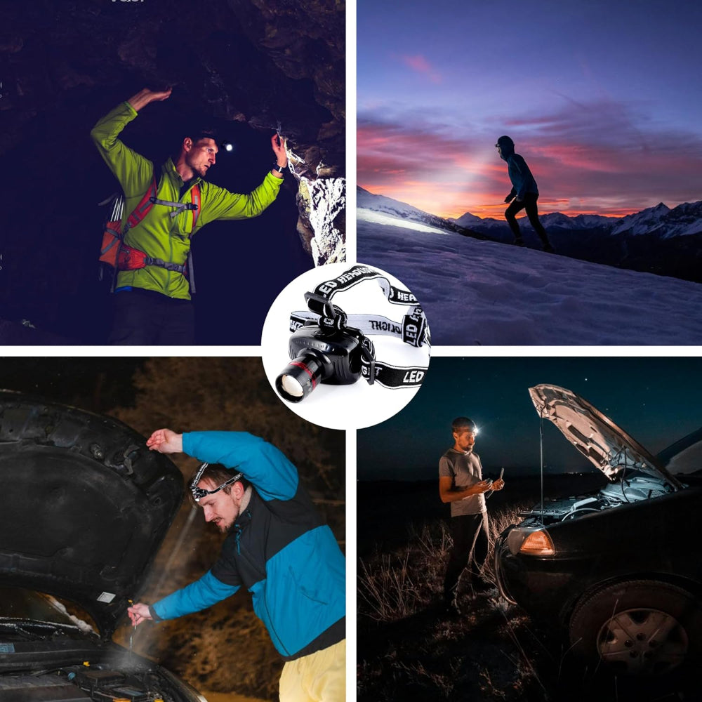 Car Emergency Kit – Roadside Safety Kit with Jumper Cables, Headlamp, Tow Straps, Utility Knife – Automotive Use