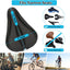 Gel Bike Seat Cover - Padded Bicycle Saddle Cushion for Indoor and Outdoor Cycling