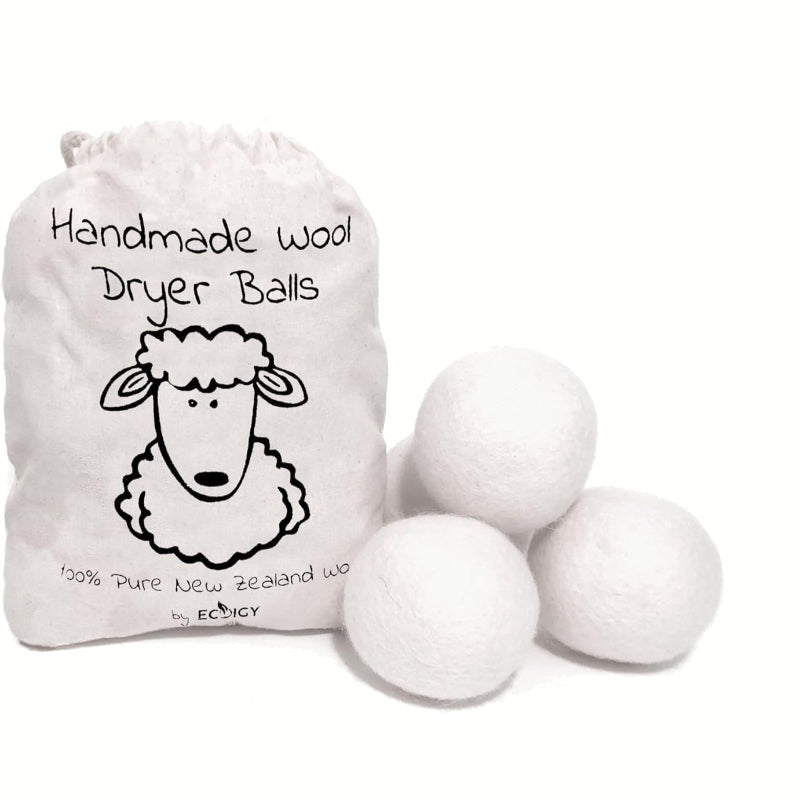  Wool Dryer Balls XL, 100% New Zealand Wool, Reusable Natural Fabric Softener