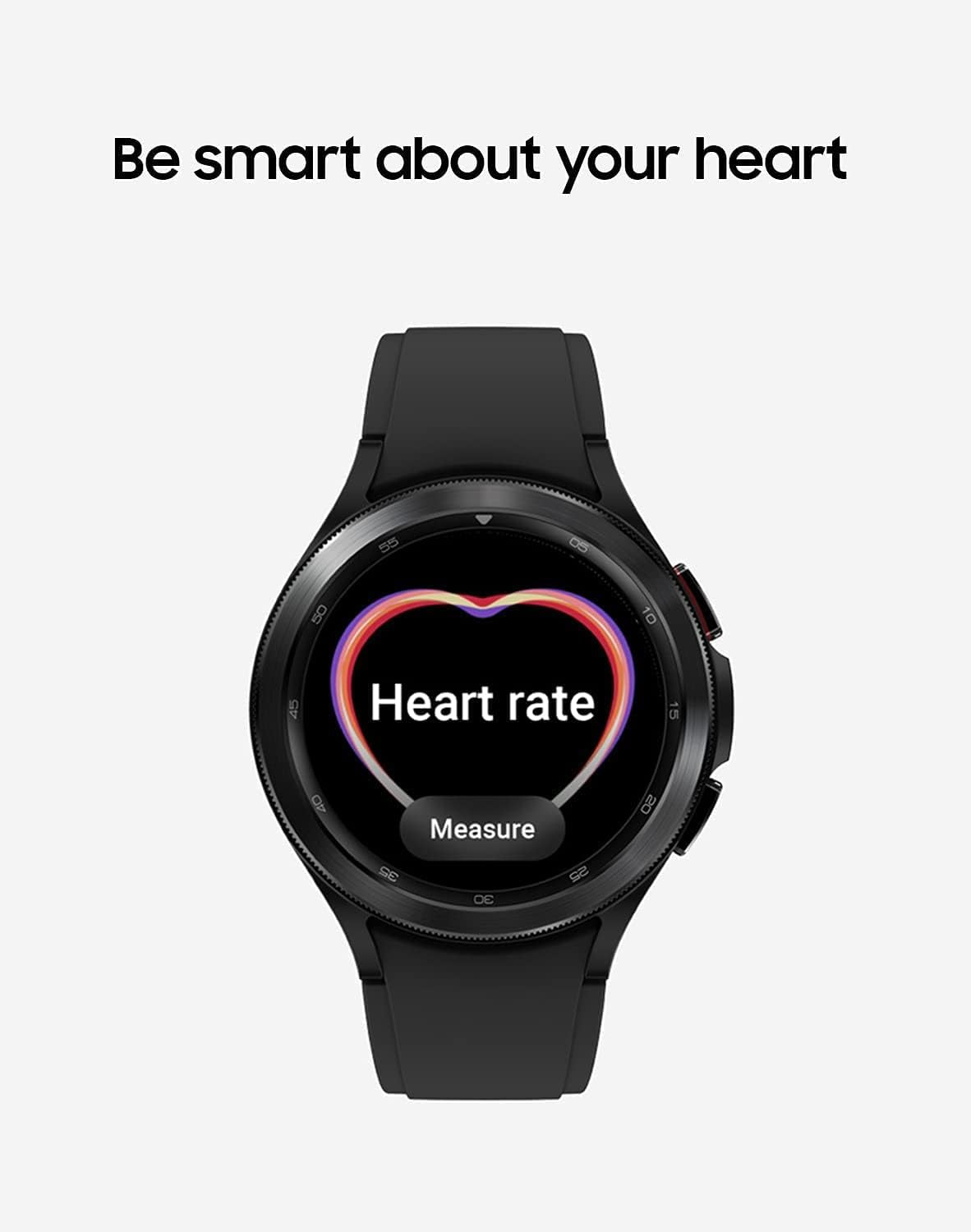 Samsung Galaxy Watch 4 Classic 42mm Smartwatch with ECG Monitor Tracker for Health Fitness Running Sleep Cycles GPS Fall Detection Bluetooth US Version (Renewed)