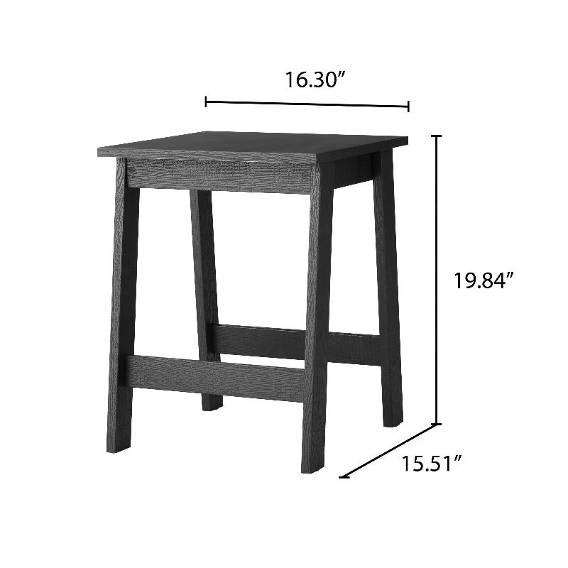 Small Square Wood Side Table