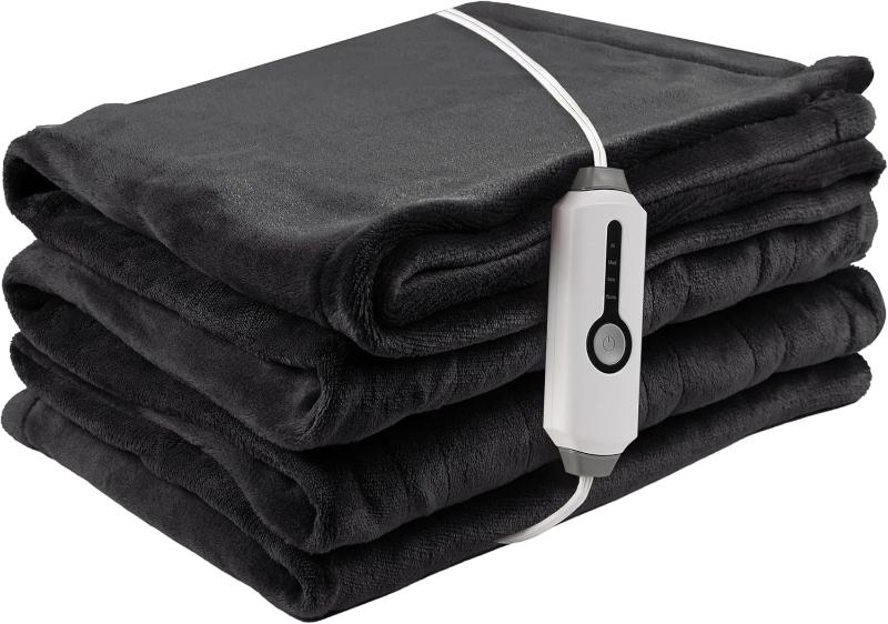 Heated Electric Throw Blanket with 4 Different settings 