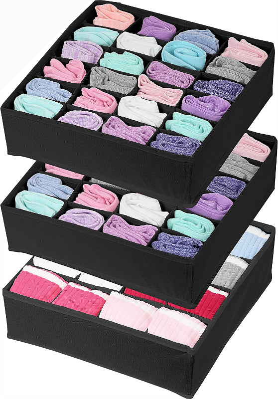  Closet Drawer Organizer for Clothes, Socks and Underware