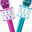 2 Pack Kids Karaoke Microphones, Portable, Wireless & Bluetooth