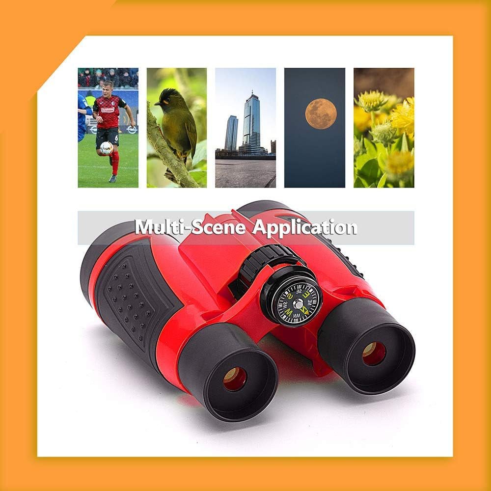 Compact Binoculars Waterproof 5X30 Optical Lens Including Compass