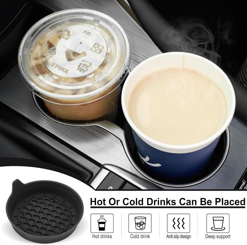  Silicone Car Cup Holder Coaster