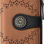 Women's Bifold Wallet – RFID Blocking Leather Card Holder with Zipper Coin Pocket