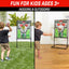 Football Toss Game Target Set with Inflatable Footballs for Kids - Outdoor Fun