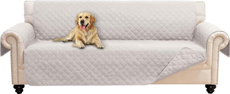 Couch Cover for 3 Cushion Couch Sofa  - Pet Friendly, Washable Slipcover