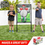 Football Toss Game Target Set with Inflatable Footballs for Kids - Outdoor Fun