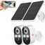 1080P Wireless Security Camera with Solar Panel, AI Detection, Night Vision