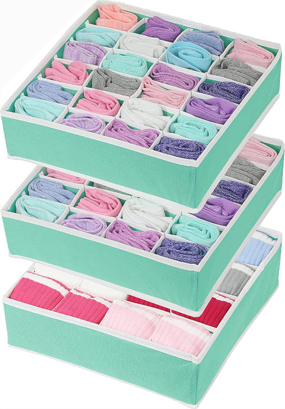  Closet Drawer Organizer for Clothes, Socks and Underware