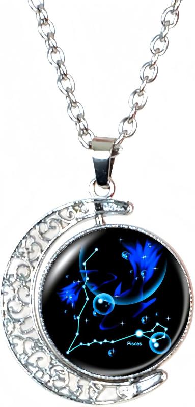 Zodiac Necklace - Astrology - 12 Constellation Horoscope Sign