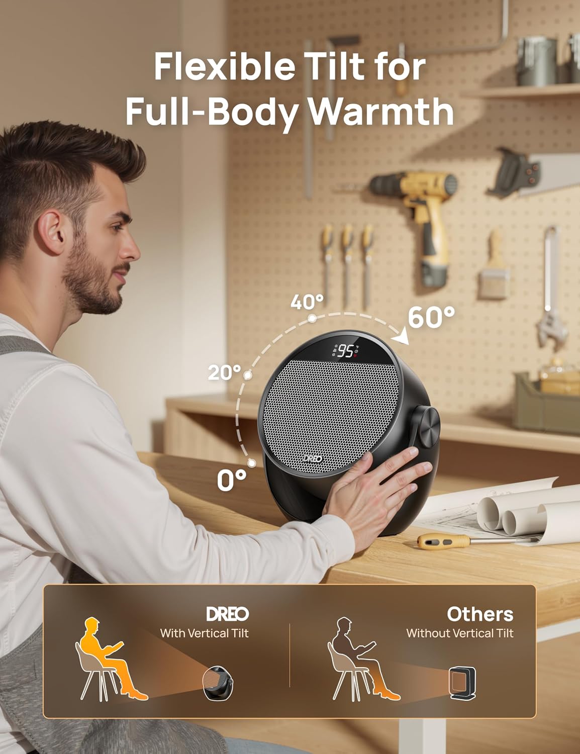 Portable space heater product feature image