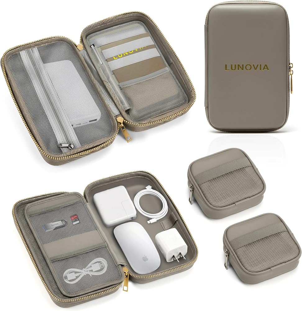 Tech Organizer Interior and Removable Pouches