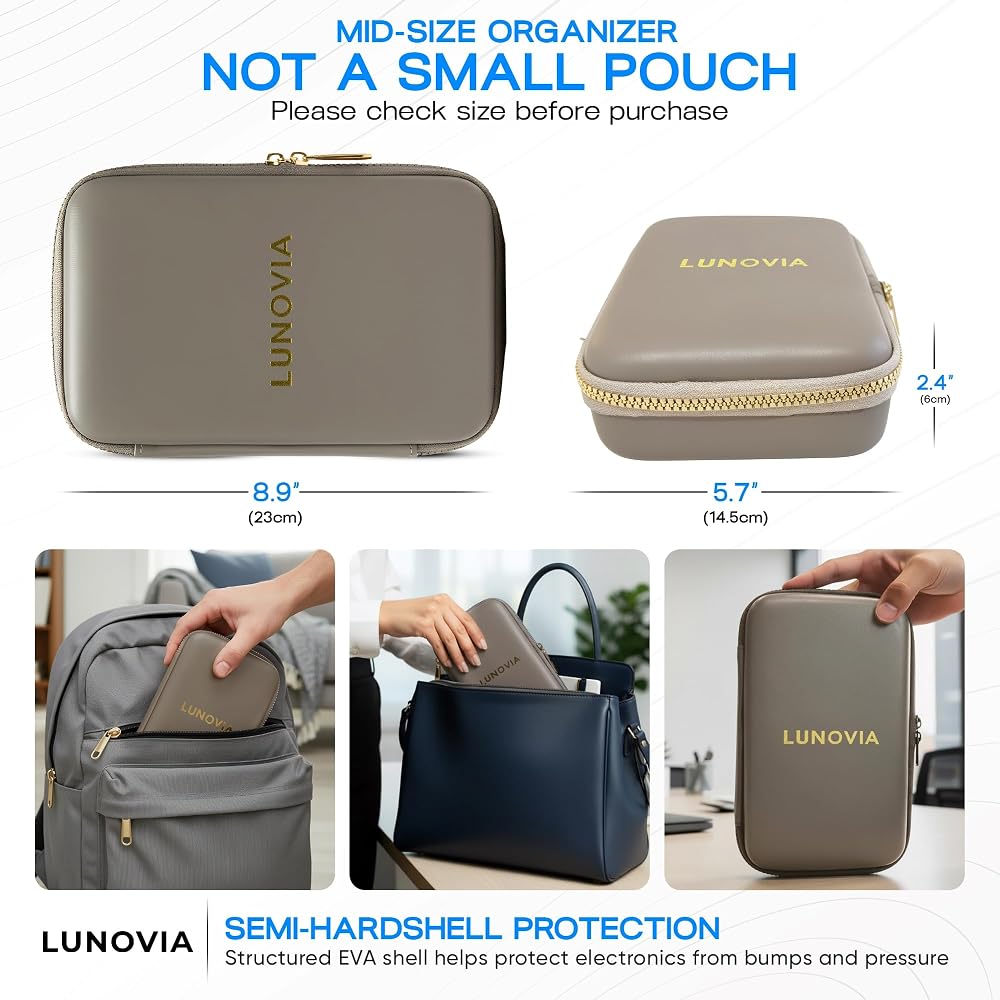 Portable Cable Charger and Accessories Organizer