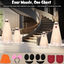 2-pack light-up ghost decorations customizable faces
