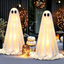 2-pack illuminated ghost decorations outdoor display
