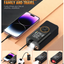 Portable tire inflator power supply ball pump and emergency lights