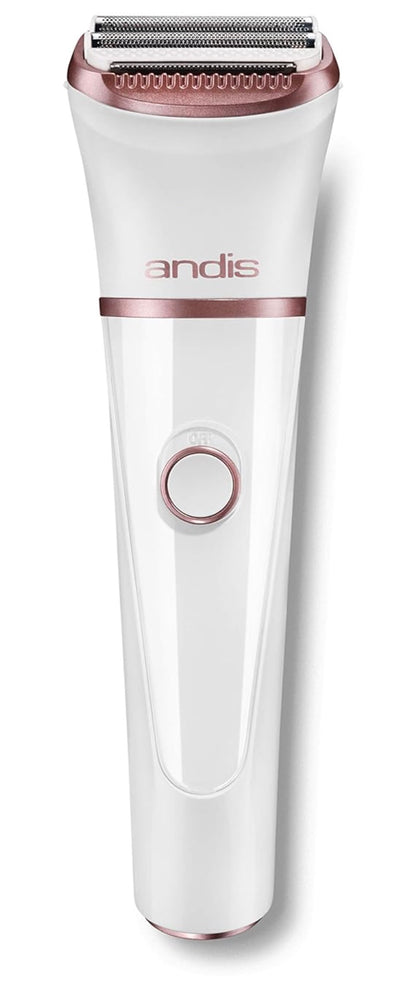 Andis 31015 Close Curves Electric Shaver for Women - Perfect for Legs, Bikini Area & Underarms Hair Removal - Rechargeable Cordless Wet & Dry Shaver, Lightweight - 6 Piece Kit