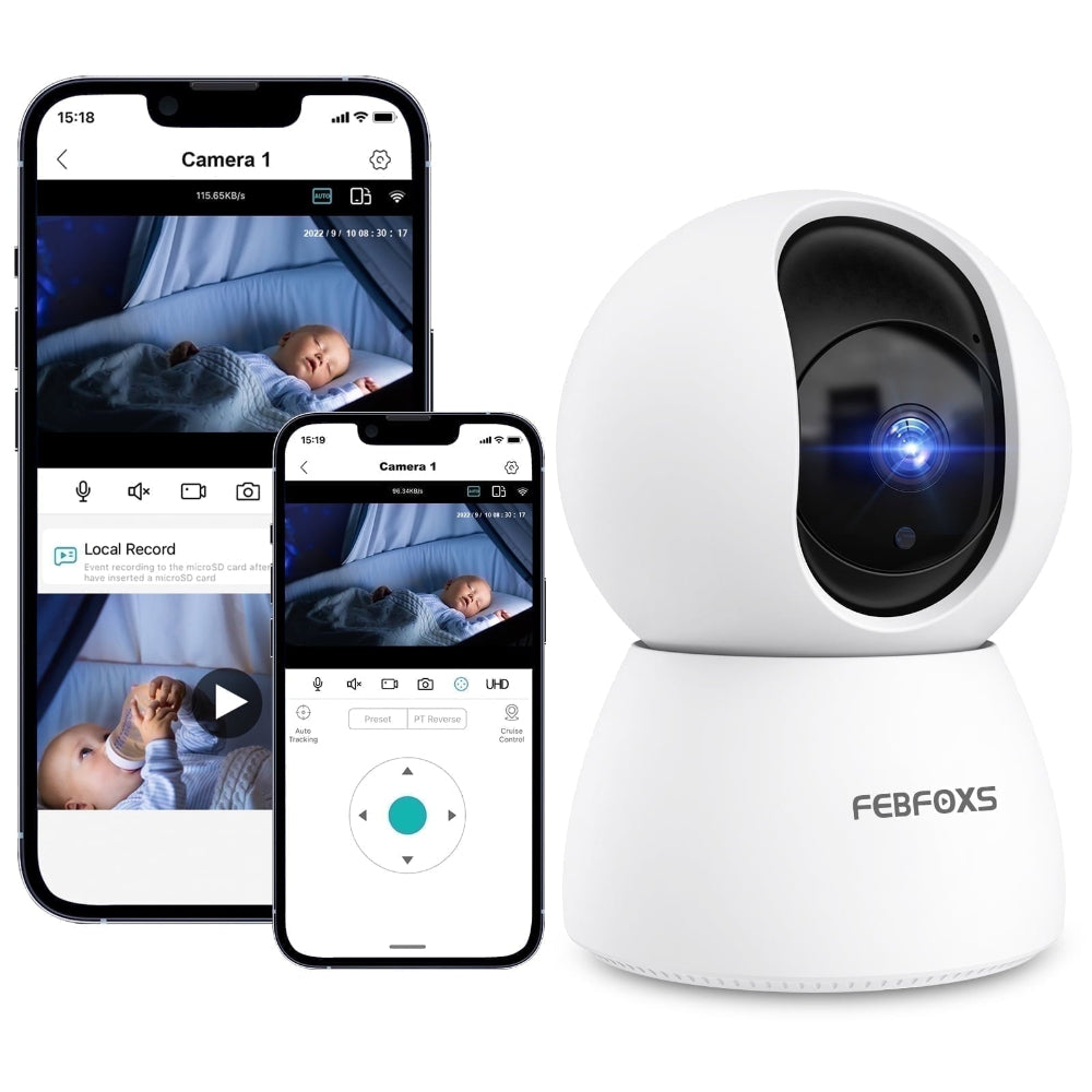 Child Proof Camera 2K Baby Monitor Indoor Security Camera – Smart Home WiFi Camera for Ba ...