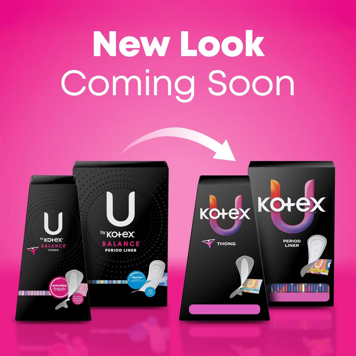 U by Kotex Balance Daily Wrapped Thong Panty Liners - Light Absorbency - Regular Length - 50ct