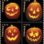 USPS Jack-O‘-Lanterns - Booklet of 20 First Class Forever Stamps