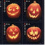 USPS Jack-O‘-Lanterns - Booklet of 20 First Class Forever Stamps