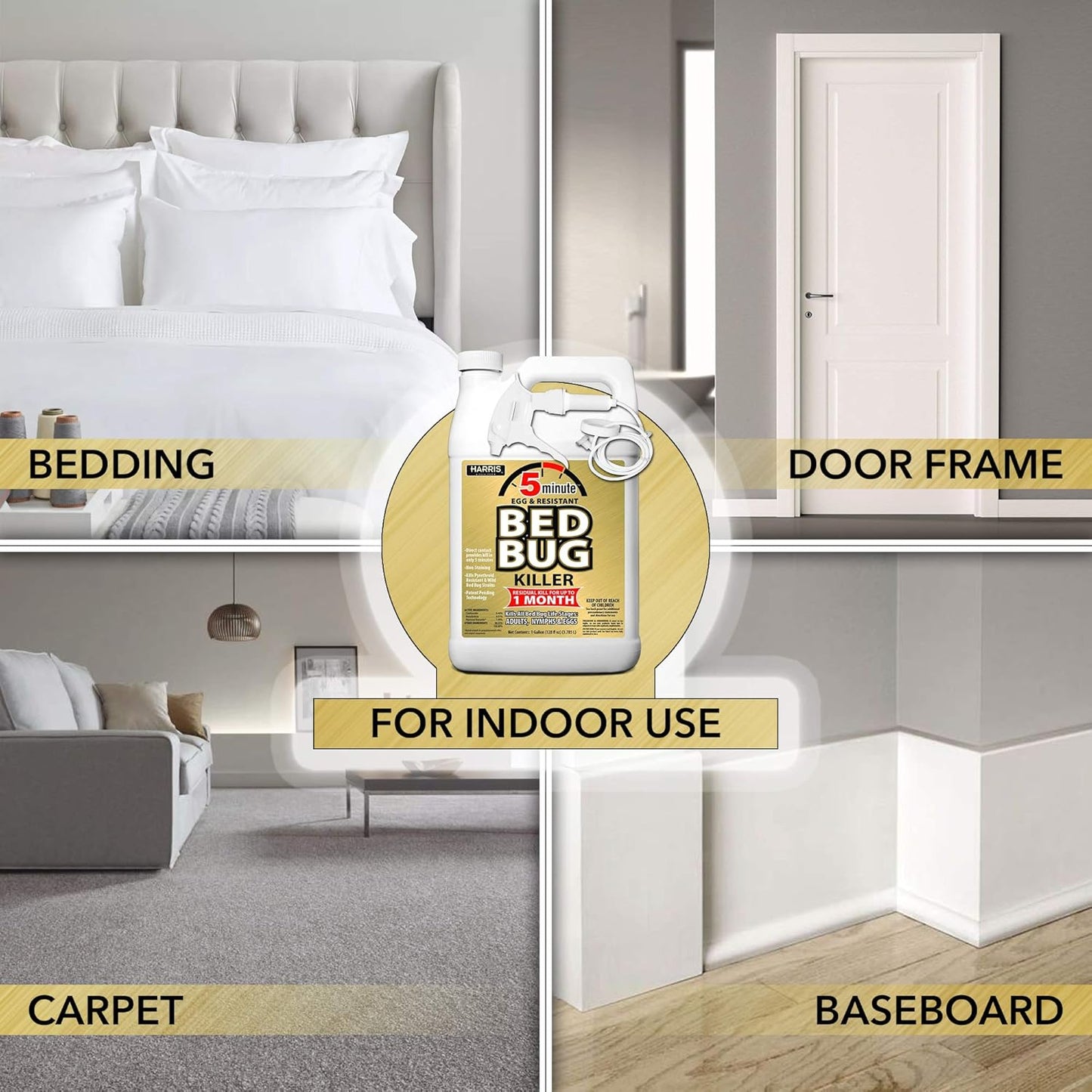 Bed Bug Killer – Fast-Acting Bed Bug Treatment (1 Gallon)
