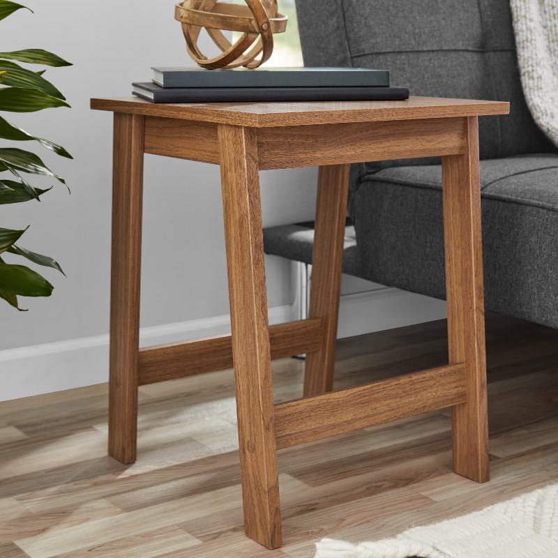 Small Square Wood Side Table