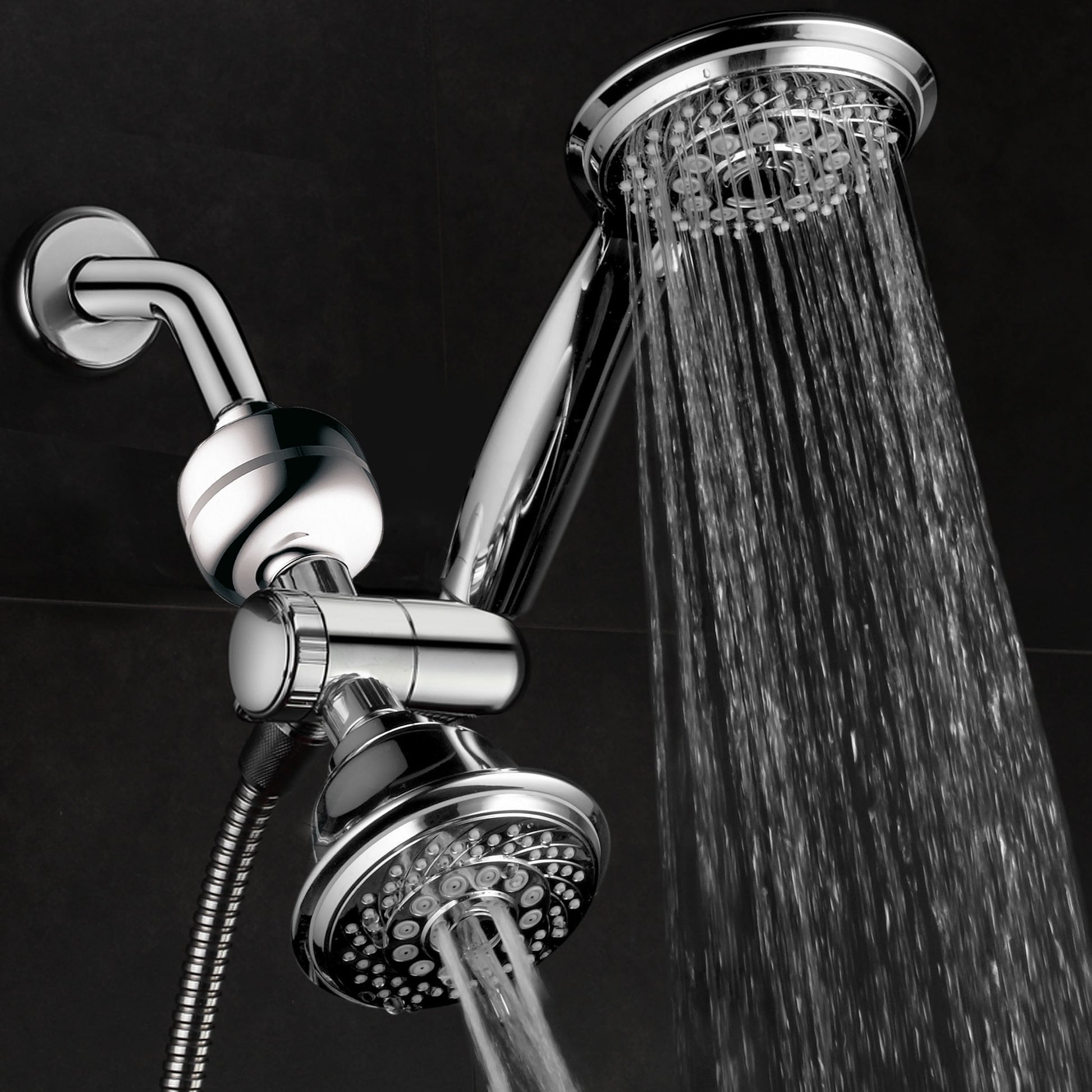 3 Way Shower Head Combo with 24-Settings