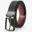 2-in-1 Reversible Men’s Belt – Rotating Buckle Dress & Casual Belt