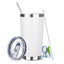 20 oz Stainless Steel Insulated Tumbler with Lid and Straw for Hot and Cold Drinks