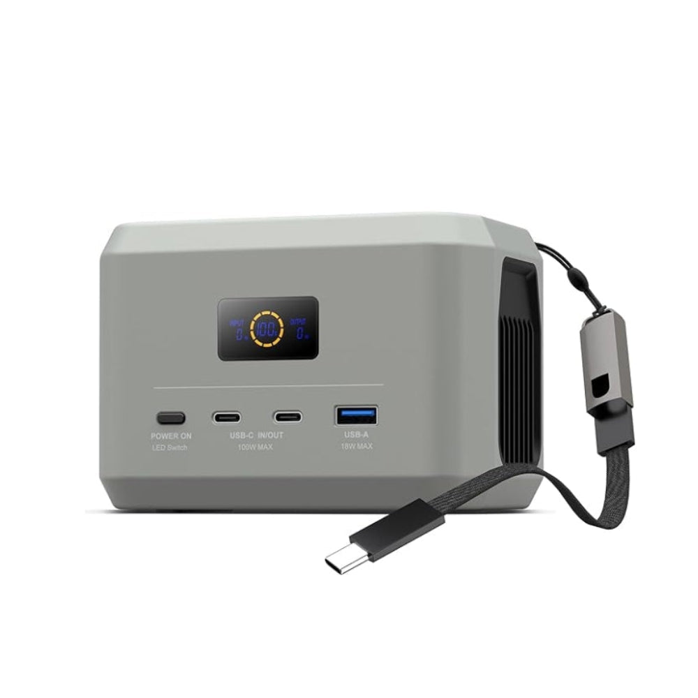Portable Power Station - Battery Pack Solar Generator - Fast Charging Power Bank for Travel