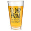 Funny Dad Beer Glass Gift for Father's Day, Birthdays, and Special Occasions