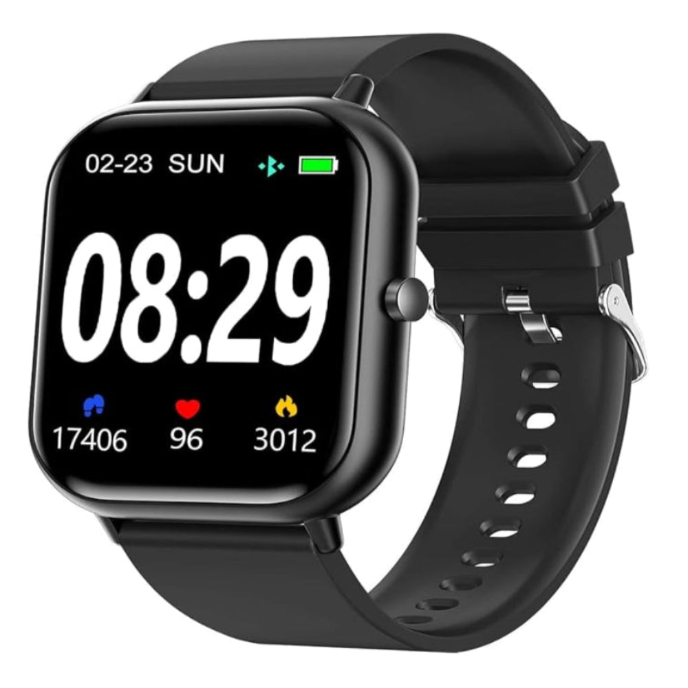 Smart Watch with Fitness Tracker, Heart Rate Monitor, and Waterproof Design