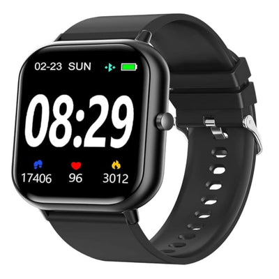 Smart Watch with Fitness Tracker, Heart Rate Monitor, and Waterproof Design