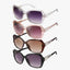 4 Pack Oversized Women's Sunglasses - UV Protection - Large Frames