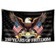 American Flag - Patriotic Eagle Design - Outdoor Durable Flag with Grommets