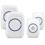 Wireless Doorbell Kit – Waterproof Door Chime System with 1000+ ft Range, 60 Chimes & Mute Mode