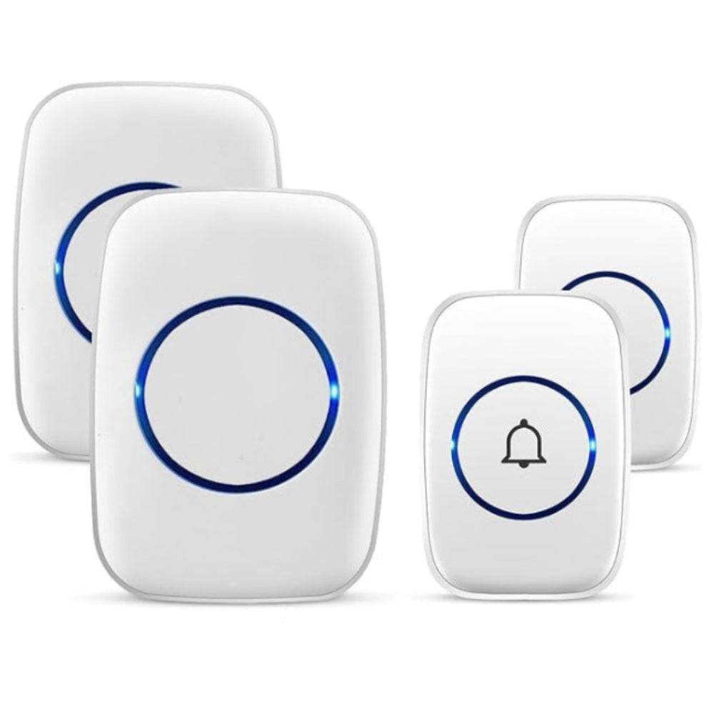 Wireless Doorbell Kit – Waterproof Door Chime System with 1000+ ft Range, 60 Chimes & Mute Mode