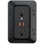 Surge Protector Outlet Extender – 6 AC Outlets with USB & USB-C Charging Ports, Wall Plug Adapter