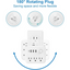 7-Port USB Power Strip with 180° Swivel Plug