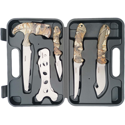 5 Piece Hunting Knife Set