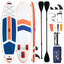 10.5 Foot Inflatable Stand Up Paddle Board with Non-Slip Deck and SUP Accessories