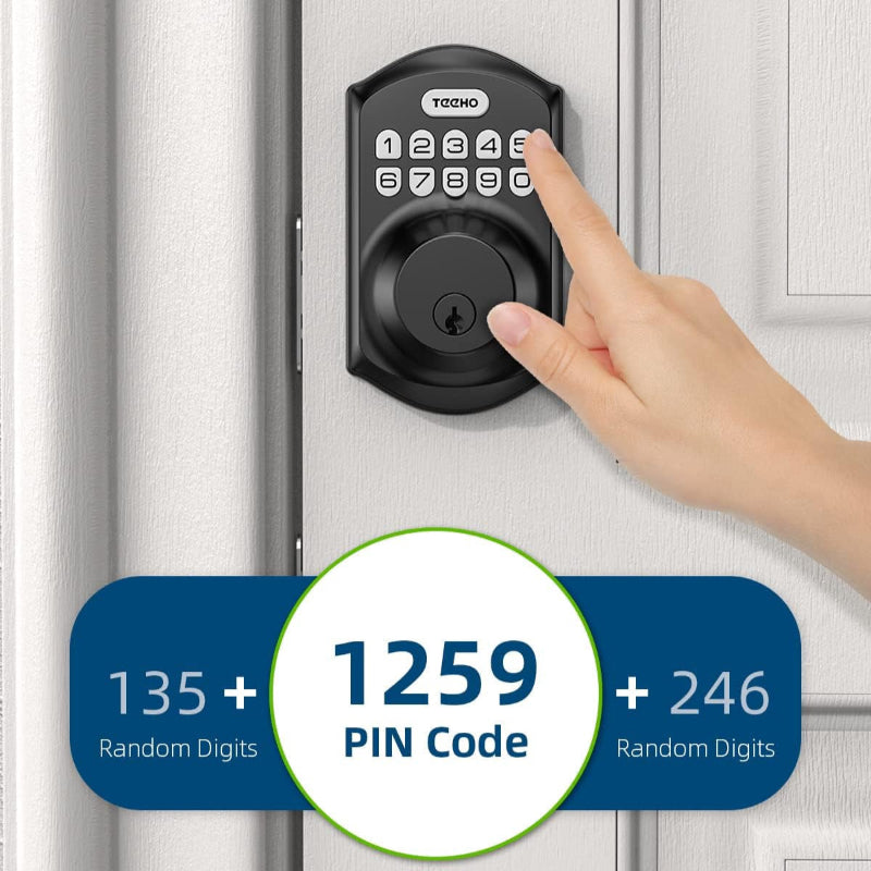 Keyless Entry Smart Deadbolt with Keypad, Auto Lock, and Easy Installation