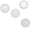 Metal Die Cuts Set, 4 Lace Flower Border Patterns for Scrapbooking and Card Making